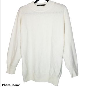 Pronto Gold Angora and Lambswool sweater w…